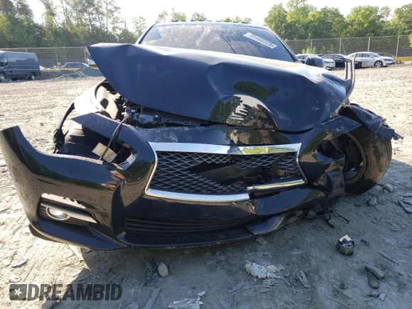 2017 Infiniti Q50 Premium with VIN JN1EV7AR2HM838907, listed as a Copart auction lot 56480525 with 161,304 mi miles and Salvage title. Bid and sale history available at DreamBid. Image 5.