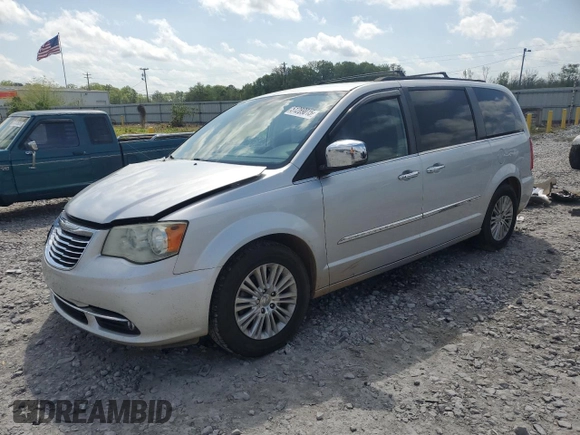 2012 Chrysler Town & Country Touring-L with VIN 2C4RC1CGXCR208457, listed as a Copart auction lot 51289015 with 290,272 mi miles and Salvage Title. Bid and sale history available at carsss.com. Image 1.