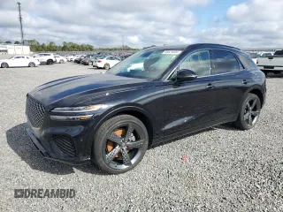 2022 Genesis GV70 2.5T with VIN KMUMADTB5NU034130, listed as a Copart auction lot 85629084 with 32,651 mi miles and Salvage Title. Bid and sale history available at DreamBid. Image 1.