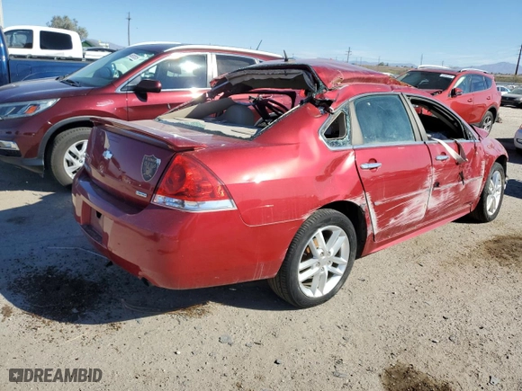 2014 Chevrolet Impala Limited LTZ with VIN 2G1WC5E39E1134799, listed as a Copart auction lot 45908435 with 0 mi miles and Salvage Title. Bid and sale history available at carsss.com. Image 3.