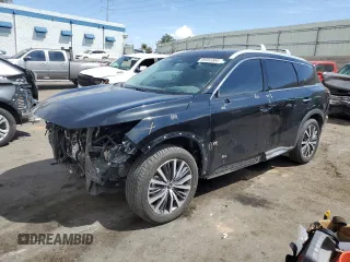 2022 Infiniti QX60 Sensory with VIN 5N1DL1GSXNC335550, listed as a Copart auction lot 69955304 with 39,404 mi miles and Salvage title. Bid and sale history available at DreamBid. Image 1.