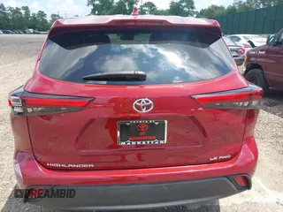 2021 Toyota Highlander L with VIN 5TDBZRBH8MS529396, listed as a IAAI auction lot 42708605 with 49,455 mi miles and . Bid and sale history available at DreamBid. Image 17.
