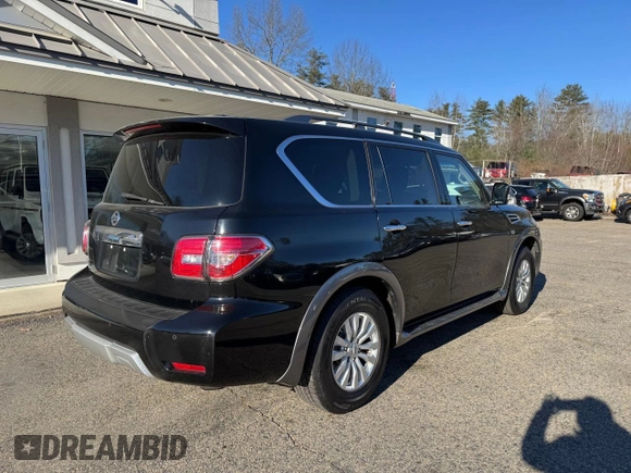 2017 Nissan Armada SV z VIN JN8AY2NC1H9504189, wystawiony jako Copart lot #58663705 z przebiegiem 203 864 mil mil oraz Czysty tytuł • Clean title. Historia ofert i sprzedaży dostępna na DreamBid. Obrazek 4.