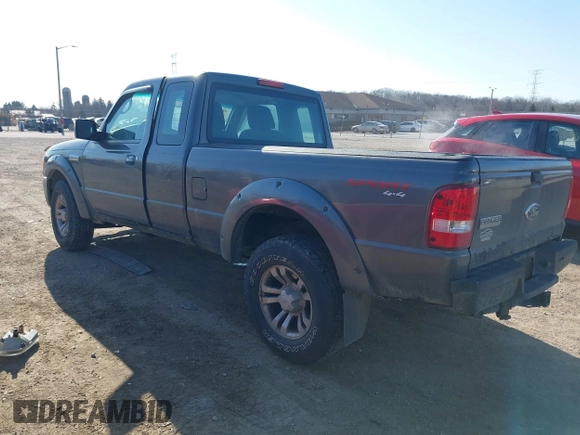 2010 Ford Ranger XLT with VIN 1FTLR4FE8APA27808, listed as a IAAI auction lot 41558275 with 91,173 mi miles. Bid and sale history available at carsss.com. Image 3.