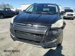 2014 Ford Escape Titanium with VIN 1FMCU9J9XEUC86597, listed as a Copart auction lot 45321355 with 142,278 mi miles and Salvage Title. Bid and sale history available at carsss.com. Image 12.