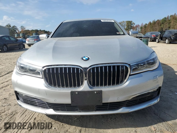 2016 BMW 7 Series 750i with VIN WBA7F0C50GGM20697, listed as a Copart auction lot 78850524 with 126,518 mi miles and Salvage Title. Bid and sale history available at carsss.com. Image 5.