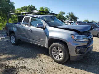 2021 Chevrolet Colorado 2WD LT with VIN 1GCHSCEN0M1291375, listed as a Copart auction lot 56485074 with 61,513 mi miles and Salvage Title. Bid and sale history available at carsss.com. Image 4.