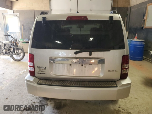 2008 Jeep Liberty Limited with VIN 1J8GN58K28W123335, listed as a Copart auction lot 42226855 with 137,677 mi miles and Salvage Title. Bid and sale history available at DreamBid. Image 6.