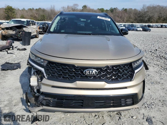 2021 Kia Sorento EX z VIN 5XYRH4LF2MG058053, wystawiony jako Copart lot #43951065 z przebiegiem 86 462 mil mil oraz Szkoda całkowita • Salvage title. Historia ofert i sprzedaży dostępna na DreamBid. Obrazek 5.