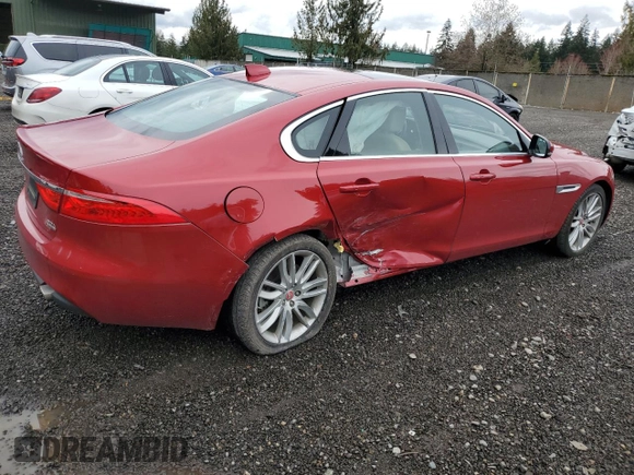 2019 Jaguar XF 30t Prestige with VIN SAJBK4GX2KCY77458, listed as a Copart auction lot 48690415 with 34,142 mi miles and Salvage Title. Bid and sale history available at carsss.com. Image 3.