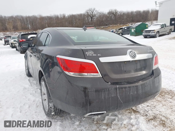 2013 Buick LaCrosse Premium 1 with VIN 1G4GF5E36DF322427, listed as a IAAI auction lot 41574871 with 189,371 mi miles and . Bid and sale history available at DreamBid. Image 3.