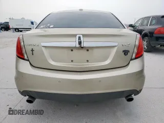 2010 Lincoln MKS with VIN 1LNHL9DR9AG607557, listed as a Copart auction lot 53779785 with 190,249 mi miles and Salvage Title. Bid and sale history available at DreamBid. Image 6.
