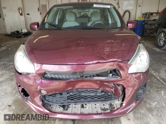 2020 Mitsubishi Mirage G4 ES with VIN ML32F3FJ6LHF01236, listed as a Copart auction lot 37659803 with 0 mi miles. Bid and sale history available at carsss.com. Image 5.