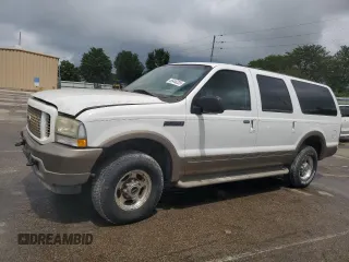 2003 Ford Excursion Eddie Bauer z VIN 1FMNU45S33ED05927, wystawiony jako Copart lot #65446335 z przebiegiem 149 989 mil mil oraz Czysty tytuł • Clean title. Historia ofert i sprzedaży dostępna na DreamBid. Obrazek 1.