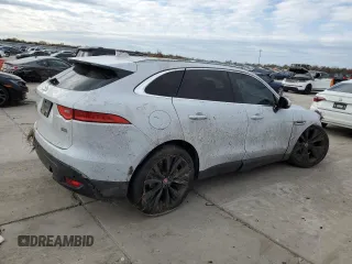 2018 Jaguar F-Pace 30t Portfolio with VIN SADCN2GXXJA321914, listed as a Copart auction lot 84450544 with 115,374 mi miles and Salvage title. Bid and sale history available at DreamBid. Image 3.