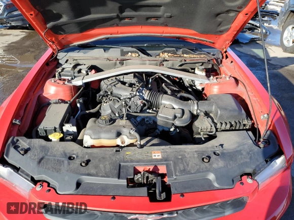 2011 Ford Mustang V6 with VIN 1ZVBP8EM2B5134834, listed as a Copart auction lot 44695685 with 34,104 mi miles and Salvage Title. Bid and sale history available at carsss.com. Image 11.