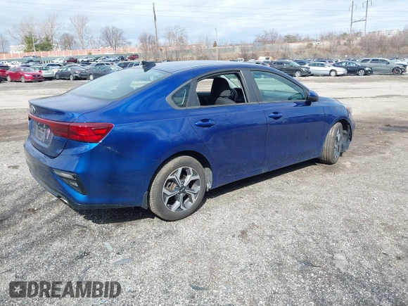 2019 Kia Forte LXS with VIN 3KPF24AD6KE124328, listed as a IAAI auction lot 41740592 with 103,007 mi miles. Bid and sale history available at carsss.com. Image 4.