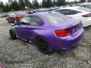 2018 BMW M2 with VIN WBS1J5C50JVD35796, listed as a Copart auction lot 45291024 with 28,956 mi miles. Bid and sale history available at carsss.com. Image 2.