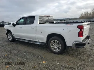 2023 Chevrolet Silverado 1500 LTZ with VIN 1GCUDGE8XPZ218739, listed as a Copart auction lot 76420834 with 16,777 mi miles and Salvage Title. Bid and sale history available at carsss.com. Image 2.