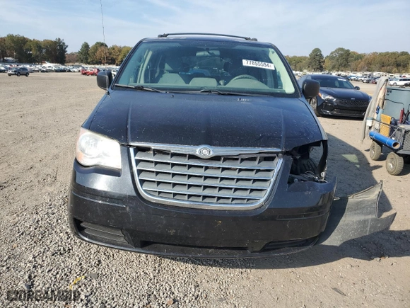 2010 Chrysler Town & Country LX with VIN 2A4RR4DEXAR346827, listed as a Copart auction lot 77855594 with 219,437 mi miles and Salvage Title. Bid and sale history available at carsss.com. Image 5.