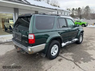 2000 Toyota 4Runner SR5 with VIN JT3HN86R2Y0263096, listed as a Copart auction lot 45225035 with 284,195 mi miles and Clean Title. Bid and sale history available at carsss.com. Image 4.