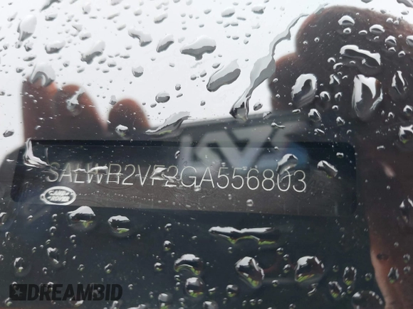 2016 Land Rover Range Rover Sport HSE with VIN SALWR2VF2GA556803, listed as a IAAI auction lot 42200242 with 189,007 mi miles and . Bid and sale history available at DreamBid. Image 17.