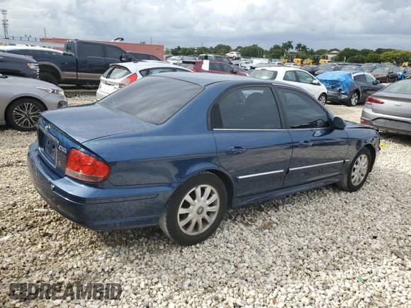 2004 Hyundai Sonata GLS with VIN KMHWF35H74A968455, listed as a Copart auction lot 78047664 with 151,930 mi miles and Salvage Title. Bid and sale history available at carsss.com. Image 3.