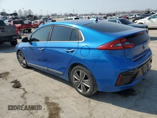 2018 Hyundai Ioniq Limited with VIN KMHC85LC8JU064365, listed as a Copart auction lot 48774785 with 166,085 mi miles and Salvage title. Bid and sale history available at DreamBid. Image 2.