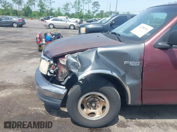 2000 Ford F-150 XL with VIN 1FTZF1721YNB05244, listed as a IAAI auction lot 42298391 with Not provided miles and . Bid and sale history available at DreamBid. Image 6.