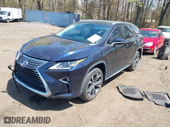 2019 Lexus RX 450hL Premium with VIN JTJDGKCA4K2006465, listed as a IAAI auction lot 42079022 with 77,241 mi miles and . Bid and sale history available at DreamBid. Image 2.