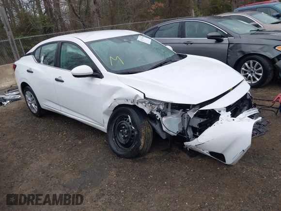 2024 Nissan Sentra S z VIN 3N1AB8BV0RY310208, wystawiony jako IAAI lot #41774546 z przebiegiem 17 828 mil mil oraz . Historia ofert i sprzedaży dostępna na DreamBid. Obrazek 1.