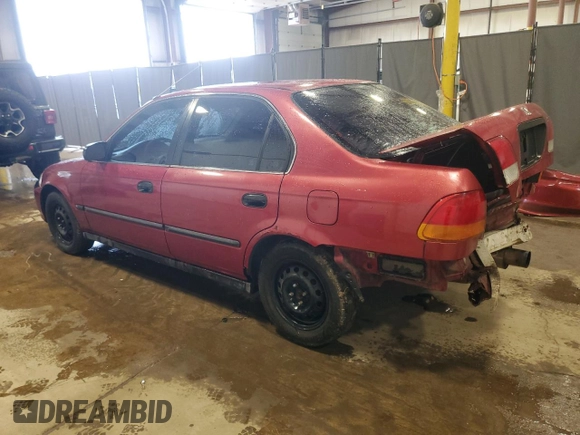 1997 Honda Civic LX with VIN 1HGEJ6671VL019593, listed as a Copart auction lot 49381625 with 252,245 mi miles and Salvage Title. Bid and sale history available at carsss.com. Image 2.