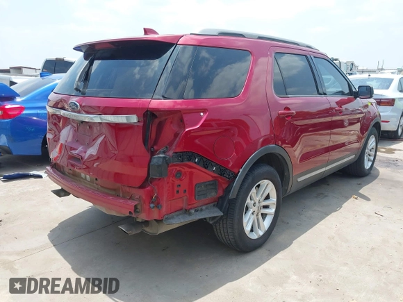 2017 Ford Explorer XLT z VIN 1FM5K7D84HGB14106, wystawiony jako IAAI lot #42285520 z przebiegiem 109 716 mil mil oraz . Historia ofert i sprzedaży dostępna na DreamBid. Obrazek 4.