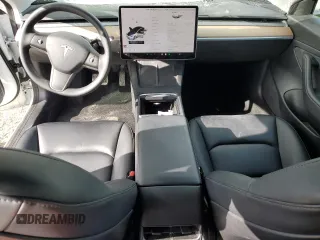 2021 Tesla Model 3 Standard Range Plus with VIN 5YJ3E1EA0MF861546, listed as a Copart auction lot 51014875 with 43,011 mi miles and Salvage Title. Bid and sale history available at DreamBid. Image 8.