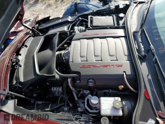 2019 Chevrolet Corvette 3LT with VIN 1G1YF2D70K5103549, listed as a Copart auction lot 71761584 with 25,841 mi miles and Salvage Title. Bid and sale history available at carsss.com. Image 12.