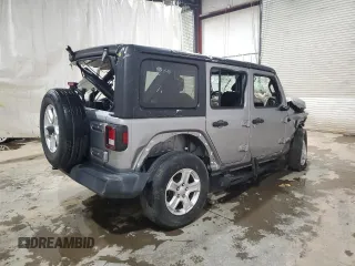 2020 Jeep Wrangler Unlimited Sport with VIN 1C4HJXDN5LW220413, listed as a Copart auction lot 88042855 with 47,205 mi miles and Clean title. Bid and sale history available at DreamBid. Image 3.