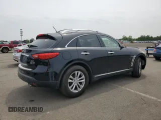 2017 Infiniti QX70 z VIN JN8CS1MW0HM412181, wystawiony jako Copart lot #60594815 z przebiegiem 127 971 mil mil oraz Szkoda całkowita • Salvage title. Historia ofert i sprzedaży dostępna na DreamBid. Obrazek 3.