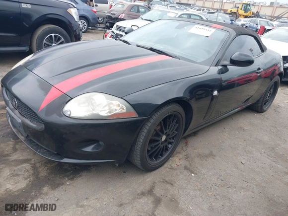 2008 Jaguar XK with VIN SAJWA44B885B23686, listed as a IAAI auction lot 41459334 with 105,432 mi miles. Bid and sale history available at carsss.com. Image 20.