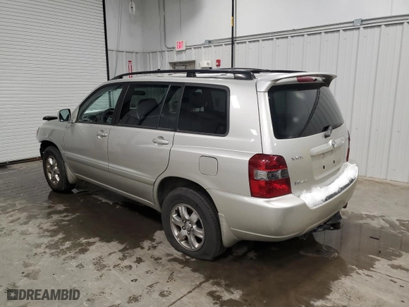 2007 Toyota Highlander w/3rd Row with VIN JTEEP21A070208762, listed as a Copart auction lot 88751215 with 172,314 mi miles and Salvage Title. Bid and sale history available at carsss.com. Image 2.