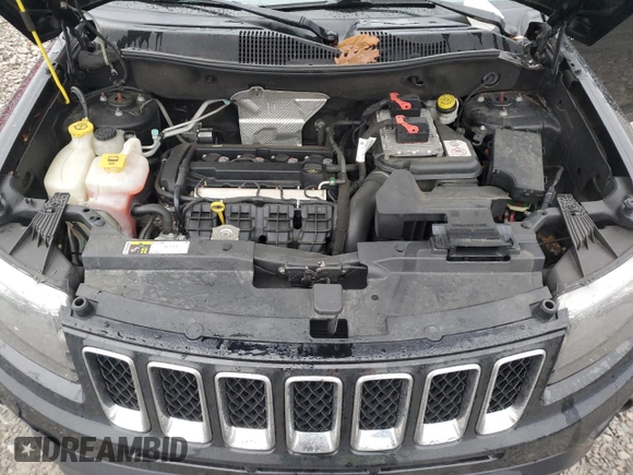 2017 Jeep Compass Sport with VIN 1C4NJCBA2HD147449, listed as a Copart auction lot 89077535 with 132,150 mi miles and Salvage Title. Bid and sale history available at carsss.com. Image 13.