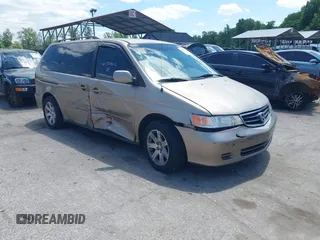 2004 Honda Odyssey EX with VIN 5FNRL18614B120443, listed as a IAAI auction lot 42287402 with 168,016 mi miles and . Bid and sale history available at DreamBid. Image 1.