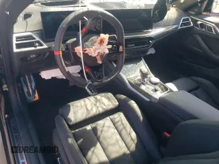 2025 BMW M4 Competition xDrive with VIN WBS33HK09SCS59001, listed as a Copart auction lot 75733354 with 0 mi miles and Salvage Title. Bid and sale history available at carsss.com. Image 8.