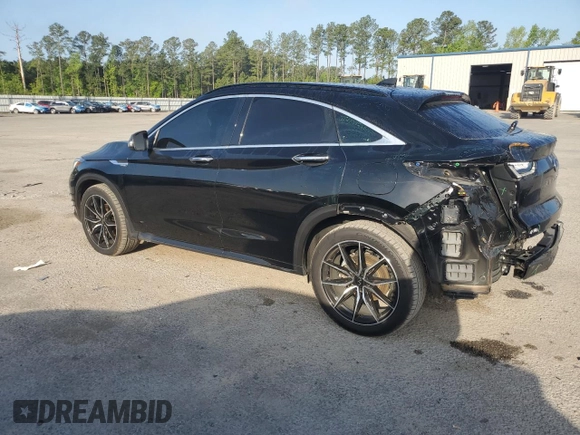 2023 Infiniti QX55 Luxe с VIN 3PCAJ5JR3PF106854, выставлен на аукционе Copart как лот 52217985 с пробегом 24 380 миль миль и Списание • Salvage title. История ставок и продаж доступна на DreamBid. Изображение 2.
