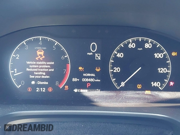 2024 Honda CR-V LX with VIN 2HKRS3H2XRH332343, listed as a IAAI auction lot 41793406 with 8,480 mi miles and . Bid and sale history available at DreamBid. Image 15.