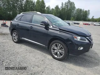 2013 Lexus RX 450h with VIN JTJBC1BAXD2444943, listed as a Copart auction lot 59564125 with Not provided miles and Salvage title. Bid and sale history available at DreamBid. Image 4.