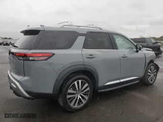 2022 Nissan Pathfinder Platinum with VIN 5N1DR3DK3NC247468, listed as a Copart auction lot 49510755 with 36,686 mi miles and Salvage Title. Bid and sale history available at carsss.com. Image 3.
