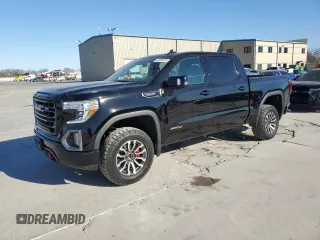 2021 GMC Sierra 1500 AT4 with VIN 3GTP9EEL0MG407872, listed as a Copart auction lot 42182375 with 59,328 mi miles and Clean Title. Bid and sale history available at carsss.com. Image 1.