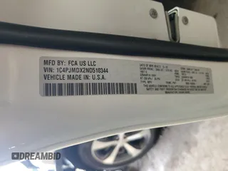 2022 Jeep Cherokee Limited with VIN 1C4PJMDX2ND510344, listed as a Copart auction lot 47534305 with 39,220 mi miles and Salvage Title. Bid and sale history available at DreamBid. Image 15.