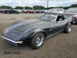 1969 Chevrolet Corvette z VIN 194679S729089, wystawiony jako Copart lot #72765704 z przebiegiem Nie podano mil oraz Szkoda całkowita • Salvage title. Historia ofert i sprzedaży dostępna na DreamBid. Obrazek 1.