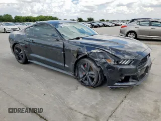 2015 Ford Mustang EcoBoost with VIN 1FA6P8TH8F5408060, listed as a Copart auction lot 62118585 with 76,913 mi miles and Salvage title. Bid and sale history available at DreamBid. Image 4.